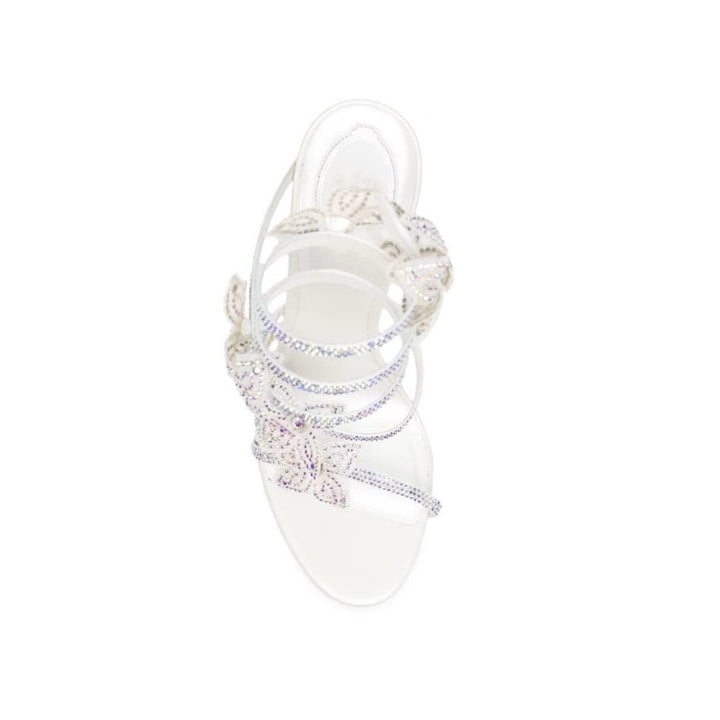 RAEVA Diamante Flower High Heel Sandals