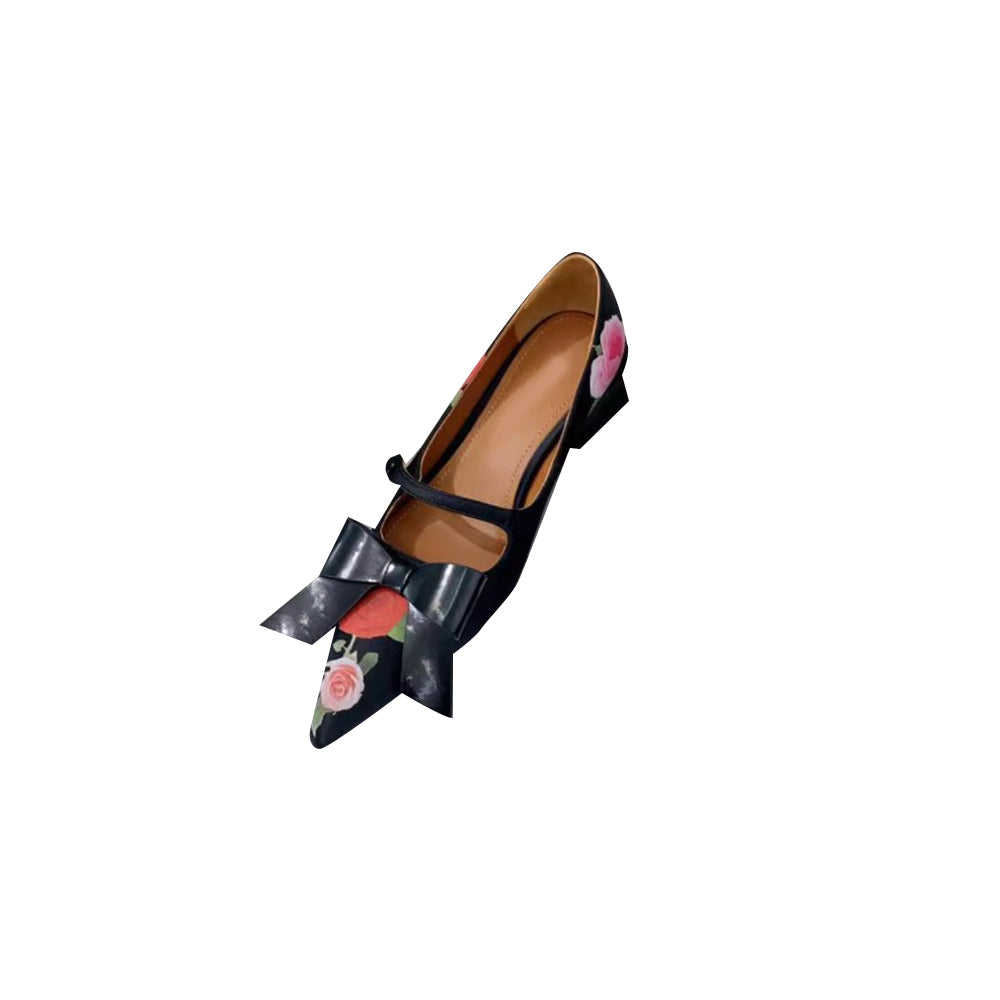 RETKE Rose Block Heel Sandals