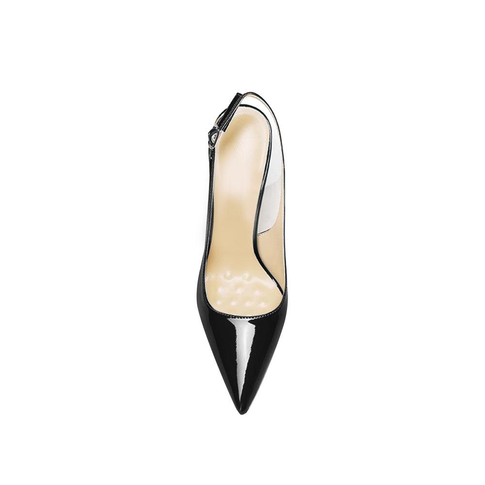 RUSCA Slingback Mid Heel Sandals - 6cm