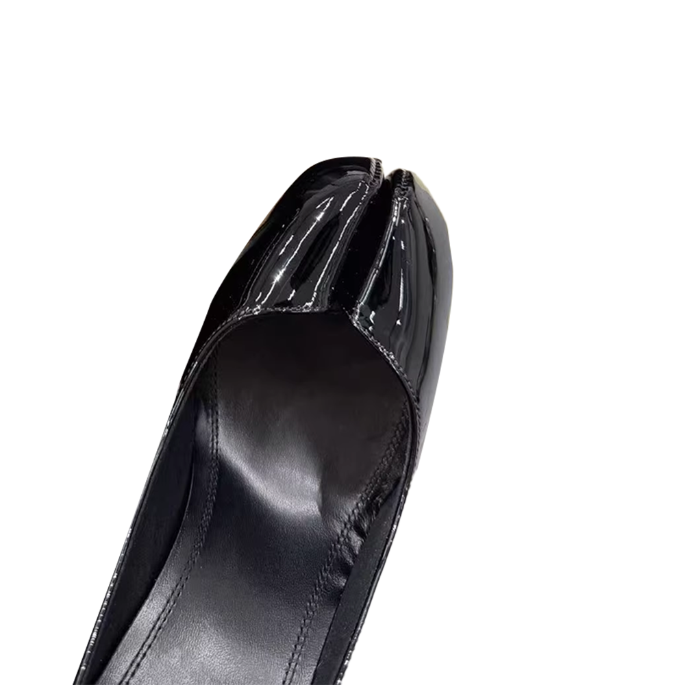 SAVCE Spilt Toe High Heel Pumps