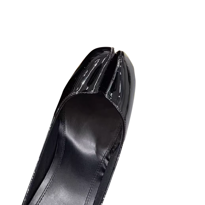 SAVCE Spilt Toe High Heel Pumps