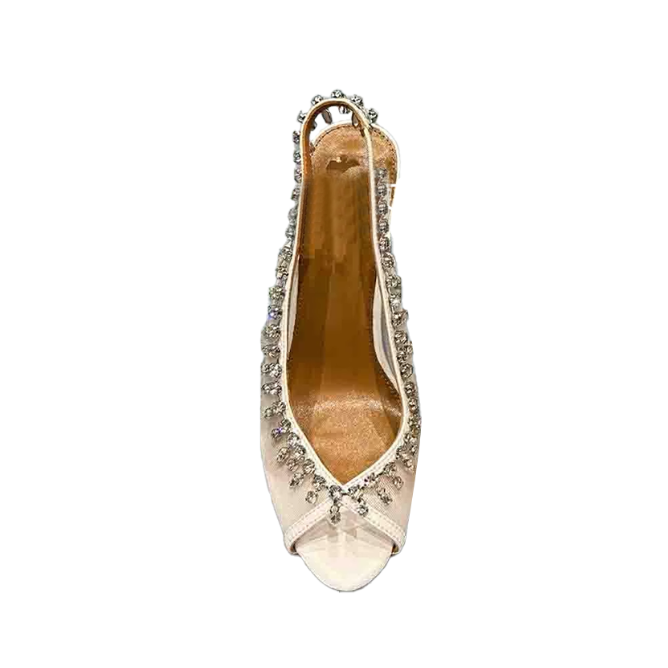 SGCAN Diamante Mesh High Heel Sandals
