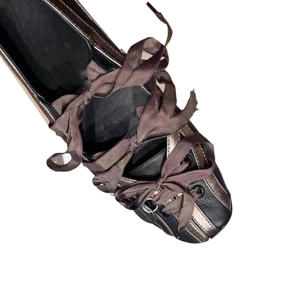 SUTHA Lace Up Ballet Shoes