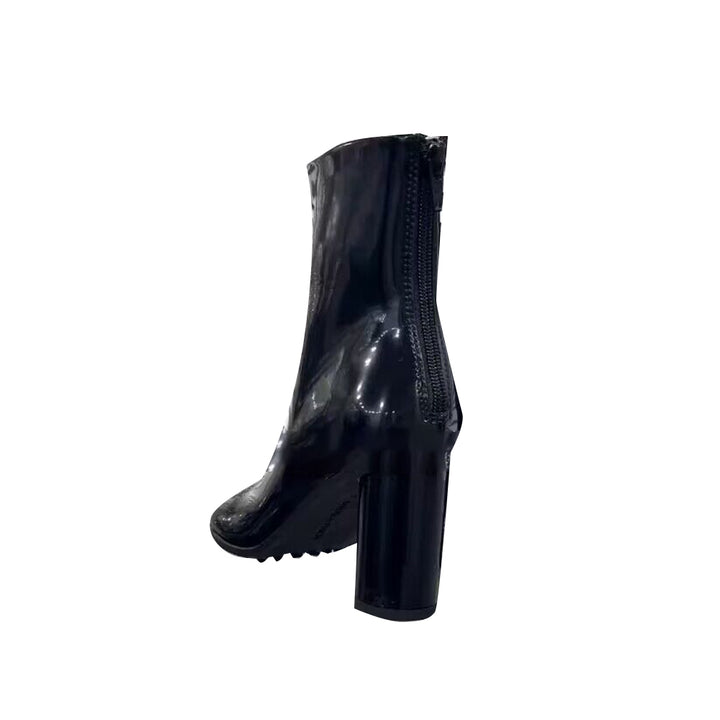 TUCIA Block Heel Ankle Boots