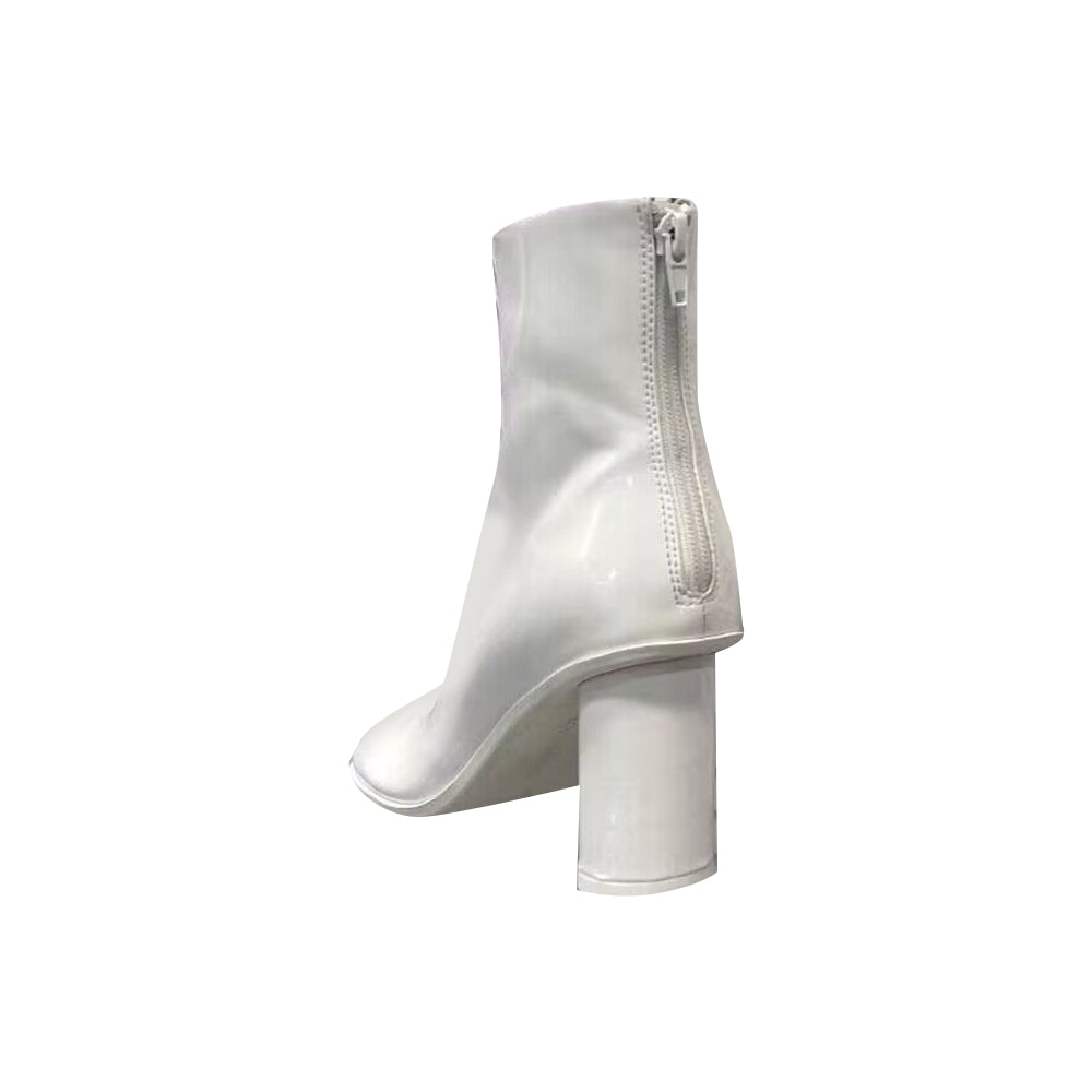 TUCIA Block Heel Ankle Boots