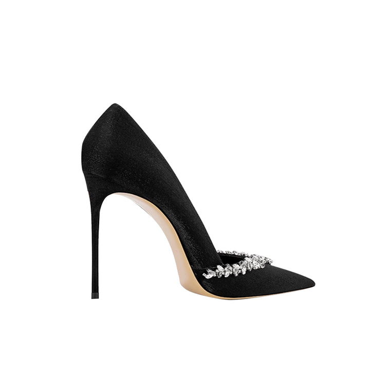 VAISO Diamante Mid Heel Pumps - 8cm