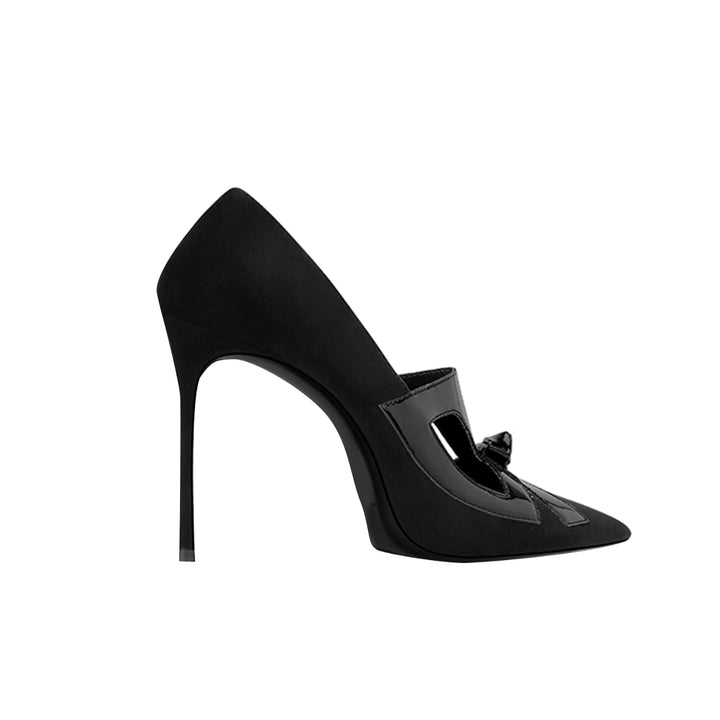 VEINO Cut Out Mid Heel Pumps - 8cm