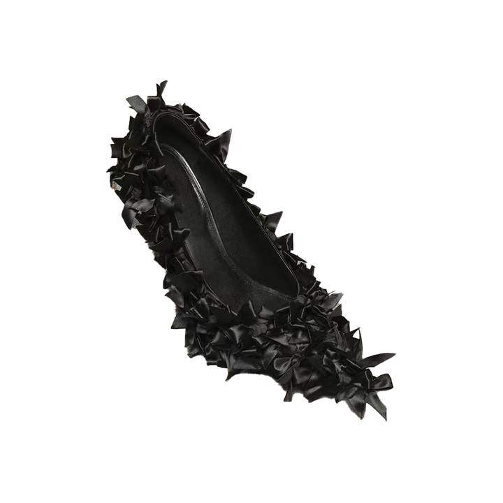 VEROA Bow Embellished High Heel Pumps