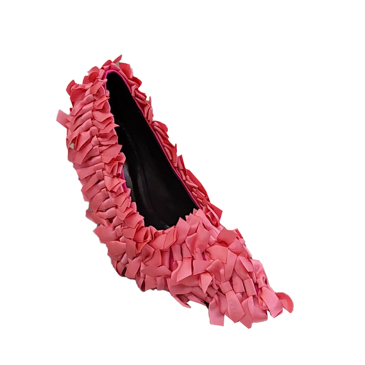VEROA Bow Embellished High Heel Pumps