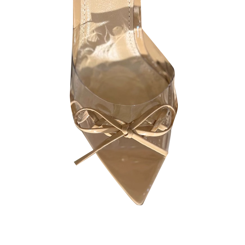 VERUB Bow PVC Mules Sandals