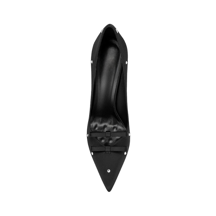 VONMI Diamante Mid Heel Pumps - 8cm