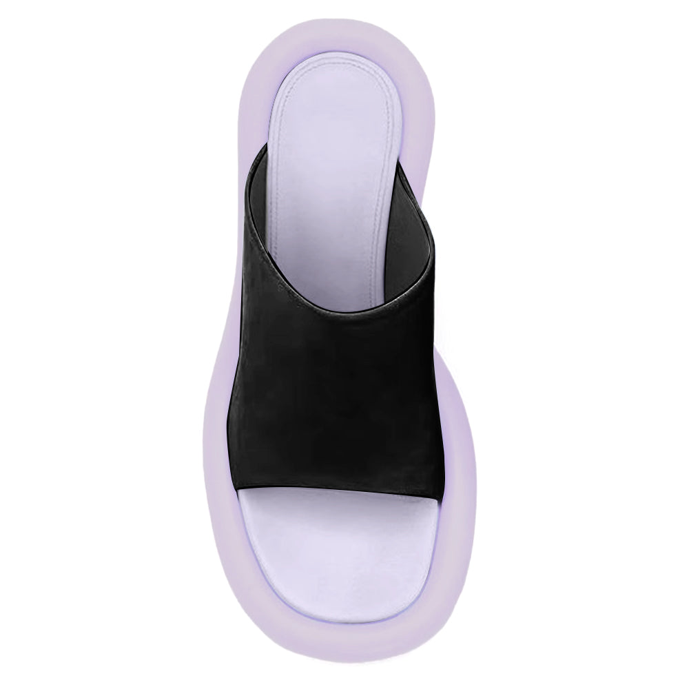 VUKAS Bi-Color Mules Sandals