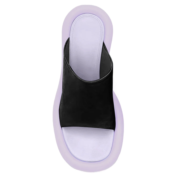 VUKAS Bi-Color Mules Sandals
