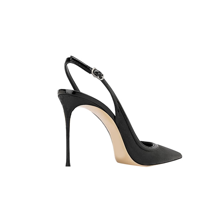 HERVO Slingback Mid Heel Sandals - 8cm