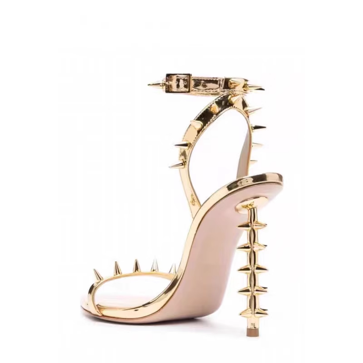 HEVTC Spikes High Heel Sandals