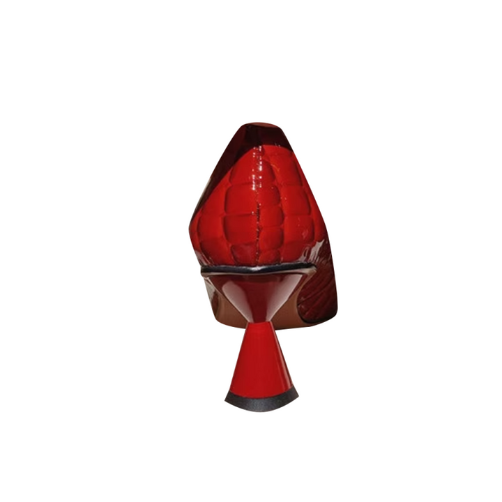 JUMMA Leather Mid Heel Pumps