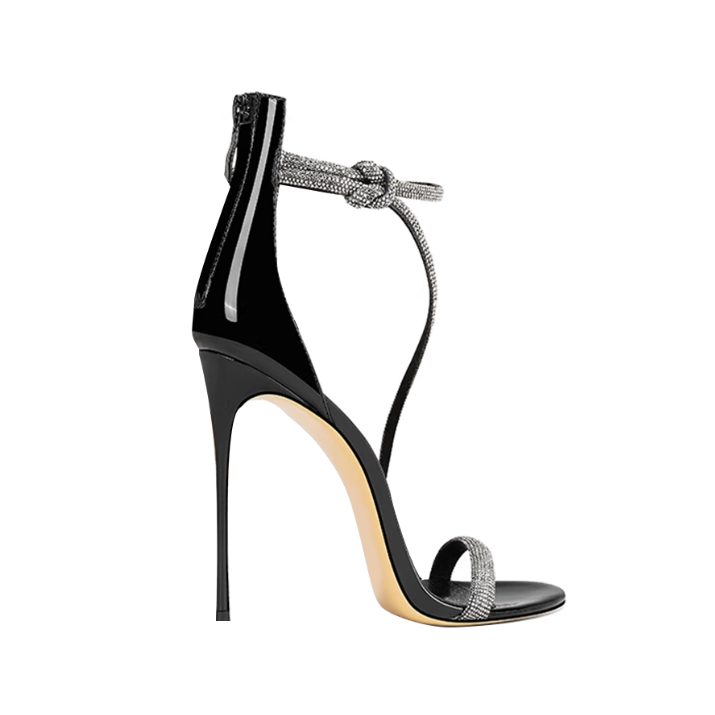 LEVIA Diamante High Heel Sandals - 10cm