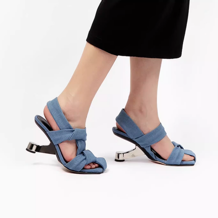 MOVRE Sculptured Heel Sandals