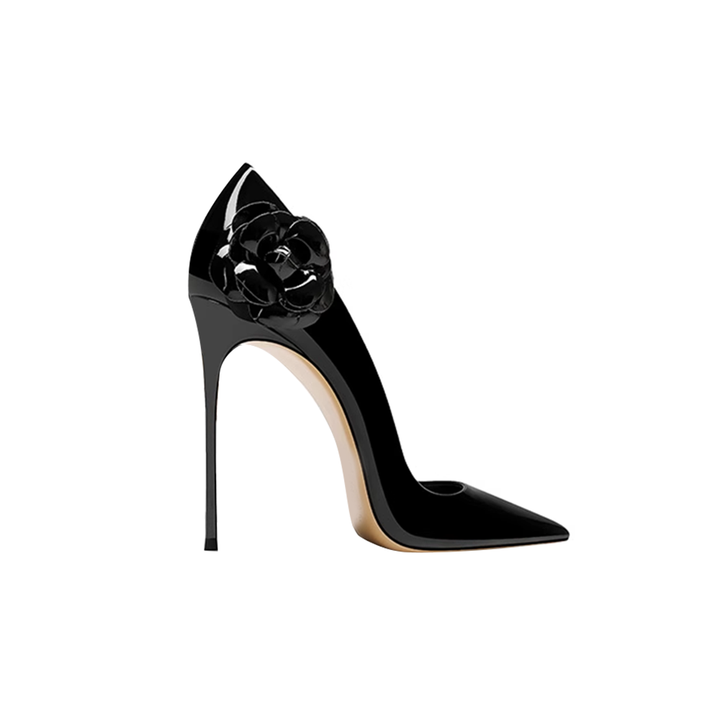 MUCHE Flower Embellished High Heel Pumps - 10cm