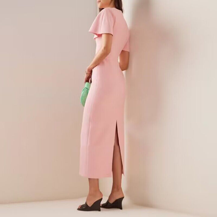 NOLLS Ruffled Evening Dress Gown