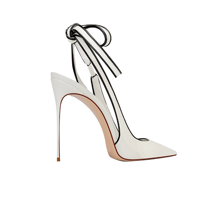 PESOR Lace Up Slingback High Heel Sandals - 10cm