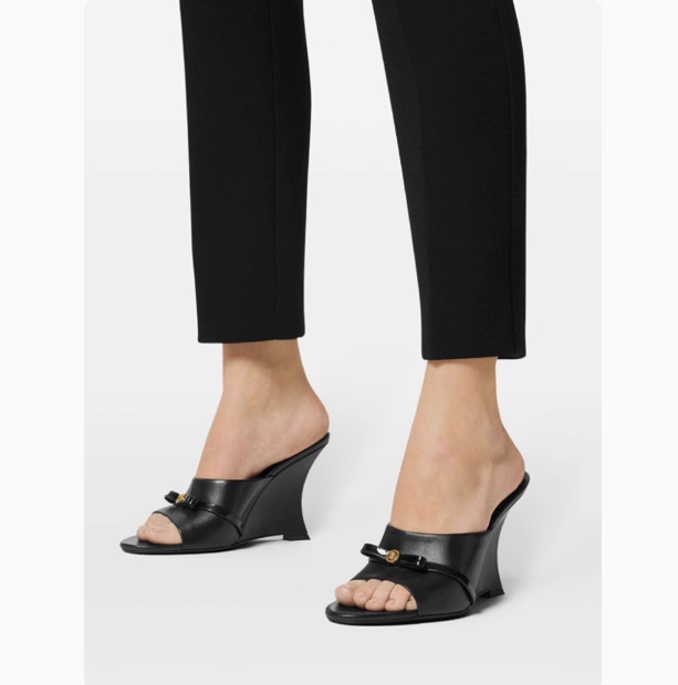 PEXVO Wedged Heel Mules Sandals