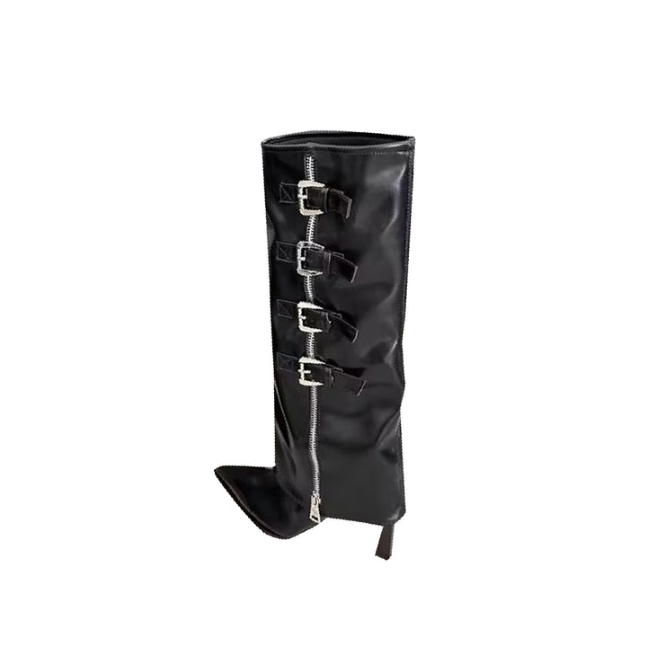 RAHEL Buckled Knee High Boots