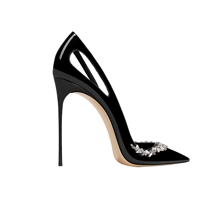 REKIN Diamante High Heel Pumps - 10cm
