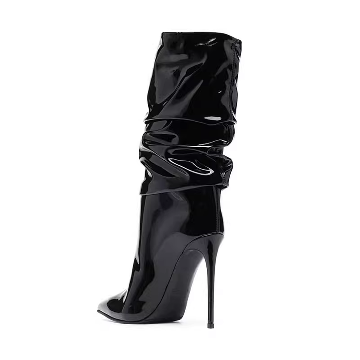 RETVA Stiletto High Heel Ankle Boots