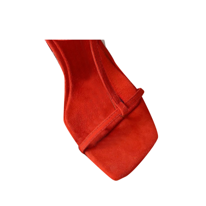 ROAIT Ankle Strap Sculptured Heel Sandals