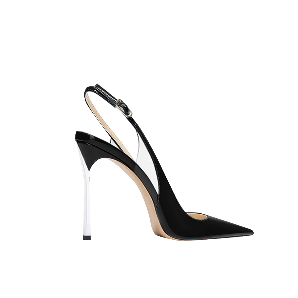 RUSCA Slingback Mid Heel Sandals - 8cm