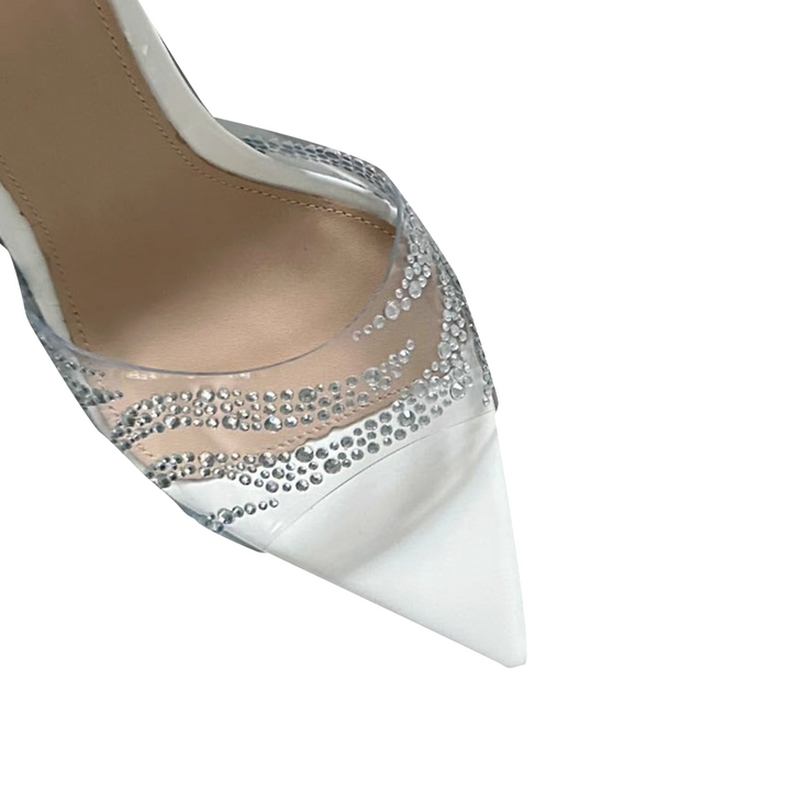 SAMIY Diamante PVC Mules Sandals