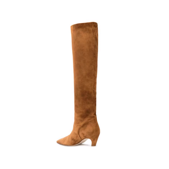 SUITH Kitten Heel Knee High Boots