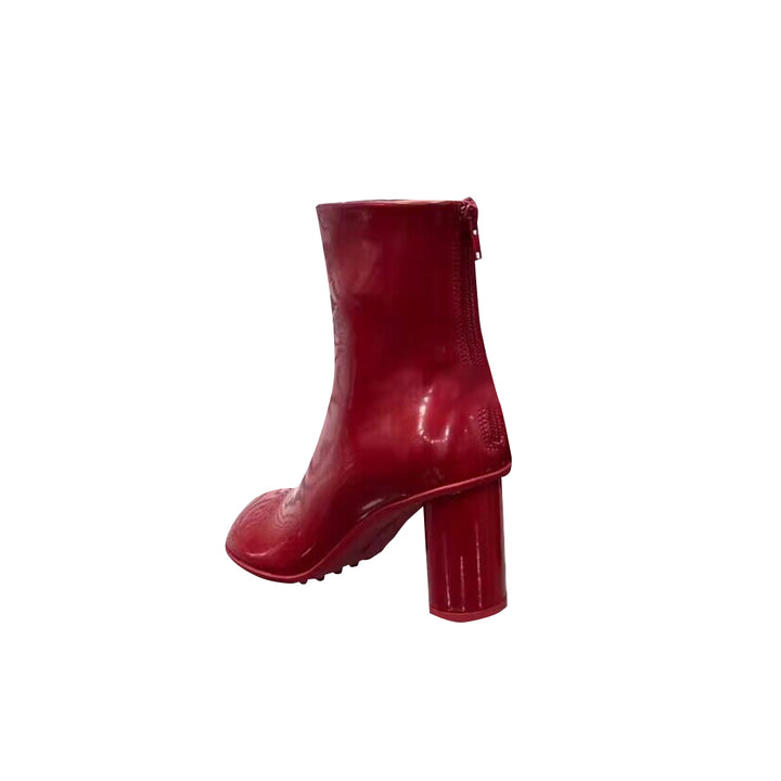 TUCIA Block Heel Ankle Boots