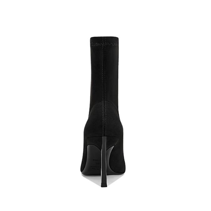 VEKRI Diamante Buckled Ankle Boots - 6cm