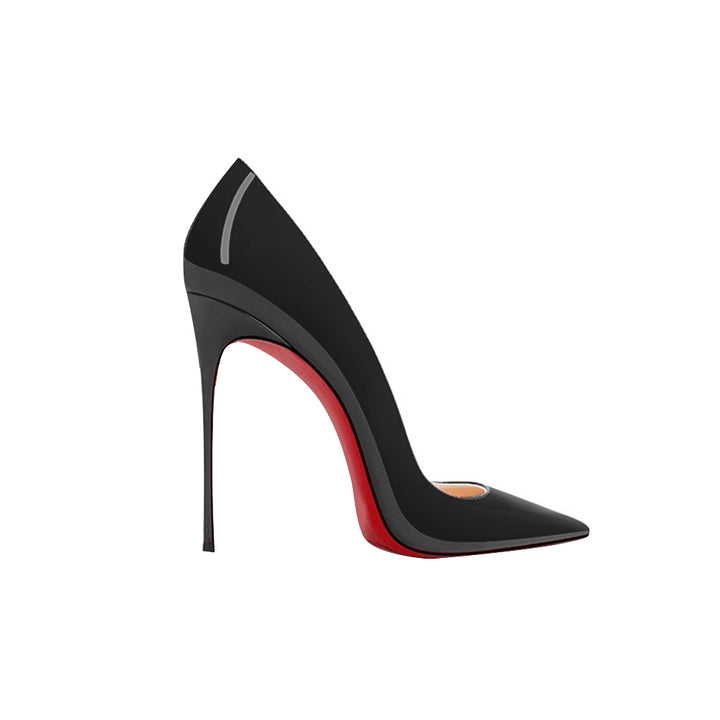 VEKUA Patent Leather High Heel Pumps - 10cm