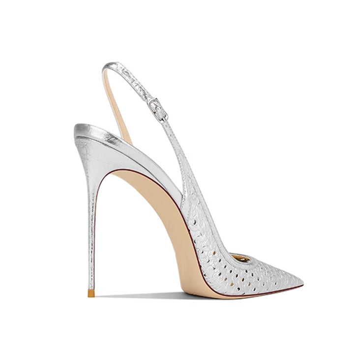 VLERA Cut Out High Heel Sandals - 10cm