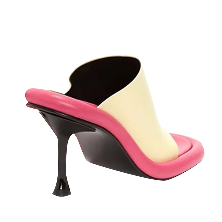 VUKAS Bi-Color Mules Sandals