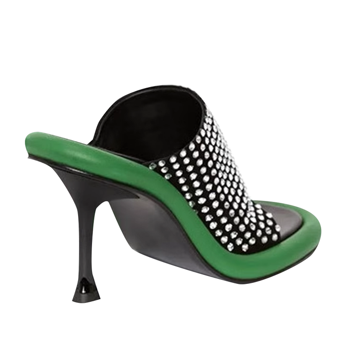 VUKAS Diamante Mules Sandals