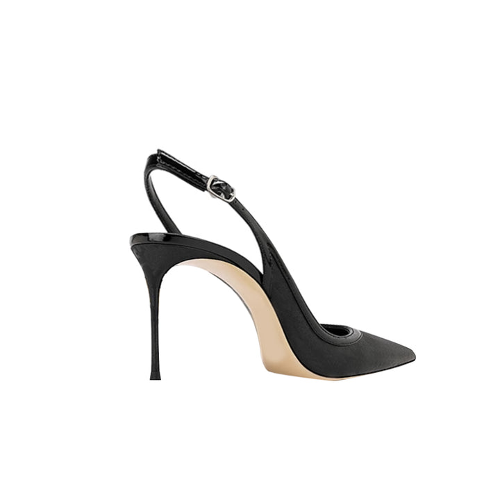 HERVO Slingback Mid Heel Sandals - 6cm
