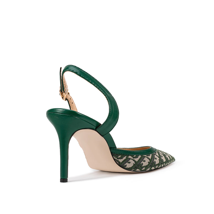 ZETVO Slingback Mid Heel Sandals - 8cm