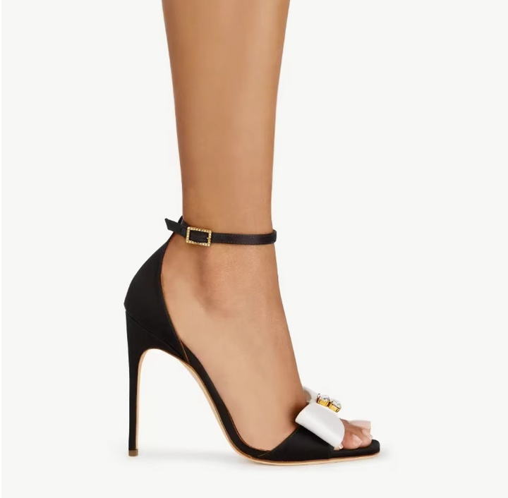 RAUDI Bow High Heel Sandals