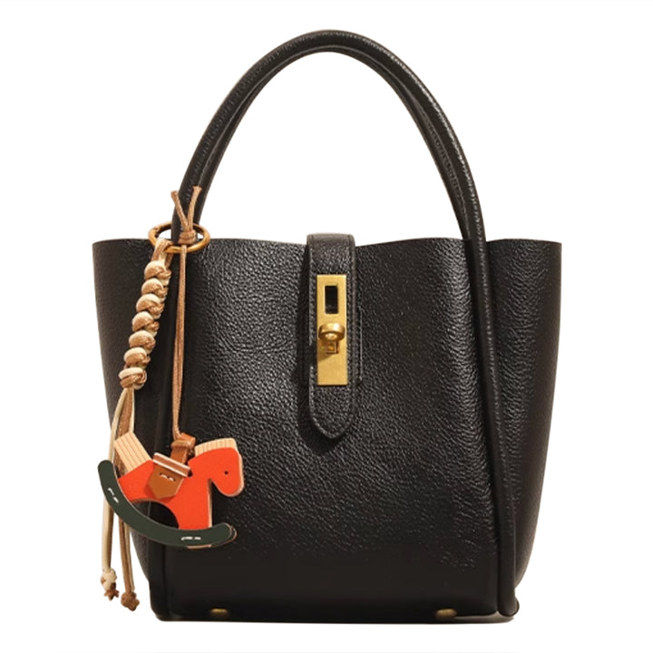 GJDKB Leather Bucket Bag