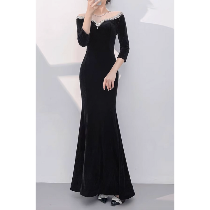 SRRYW Mermaid-Style Evening Gown