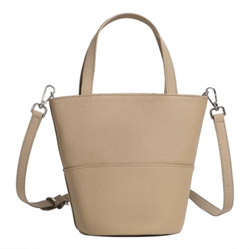 HSRQB Leather Bucket Bag
