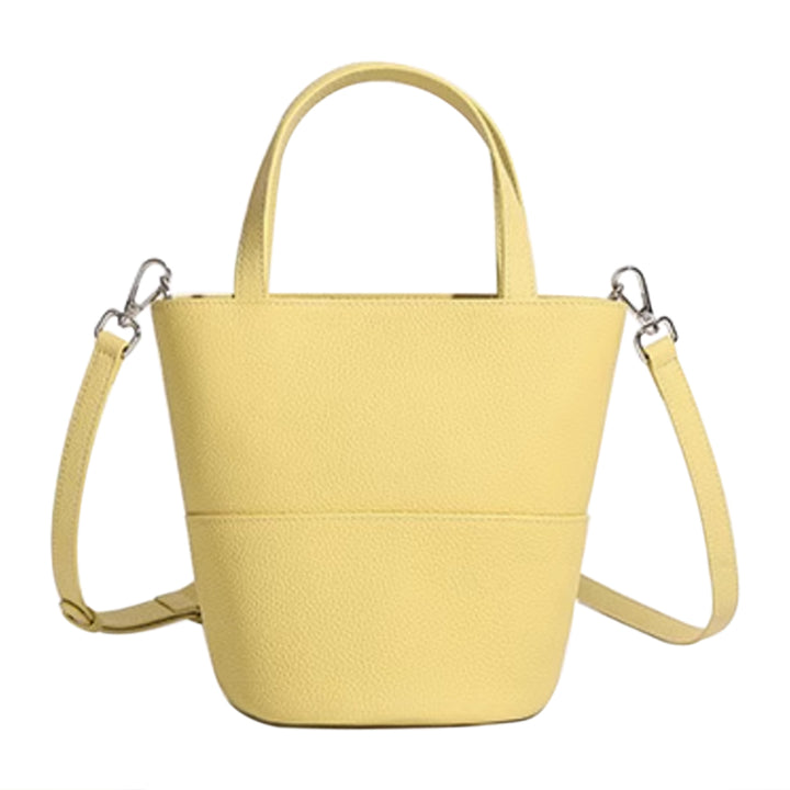 HSRQB Leather Bucket Bag