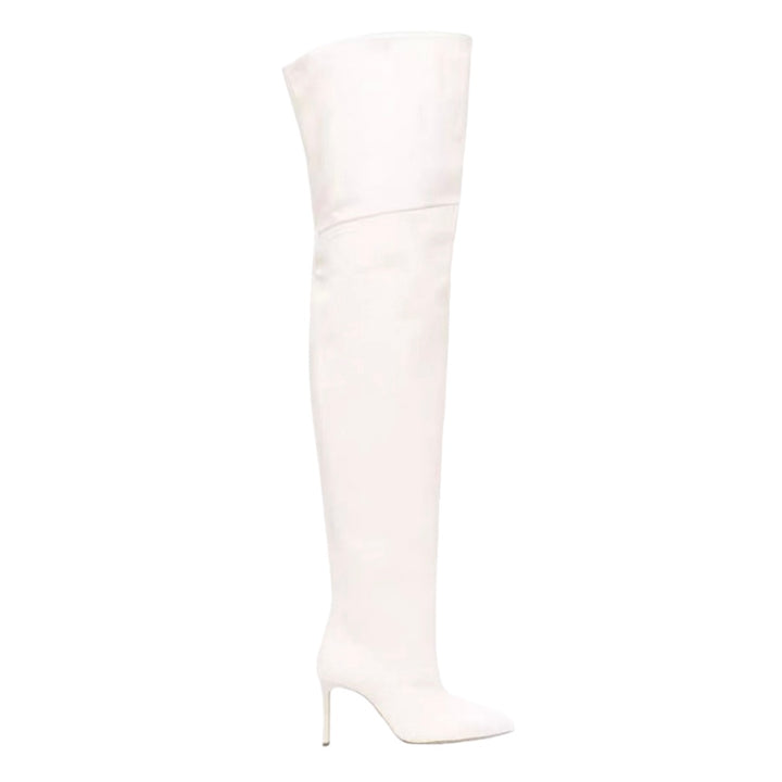 WMZDX Leather Over The Knee Boots - 10cm