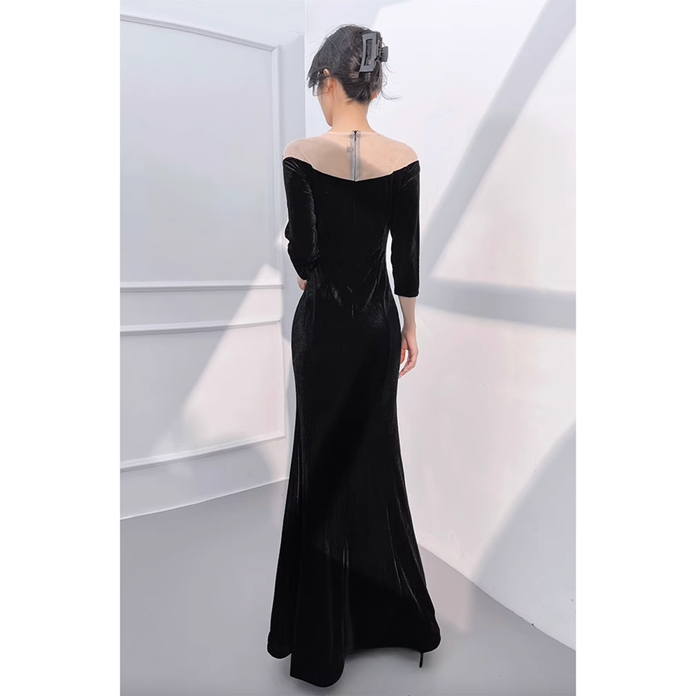 SRRYW Mermaid-Style Evening Gown