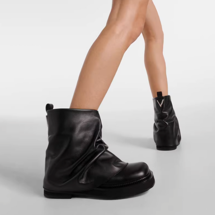 TTDXS Leather Ankle Boots