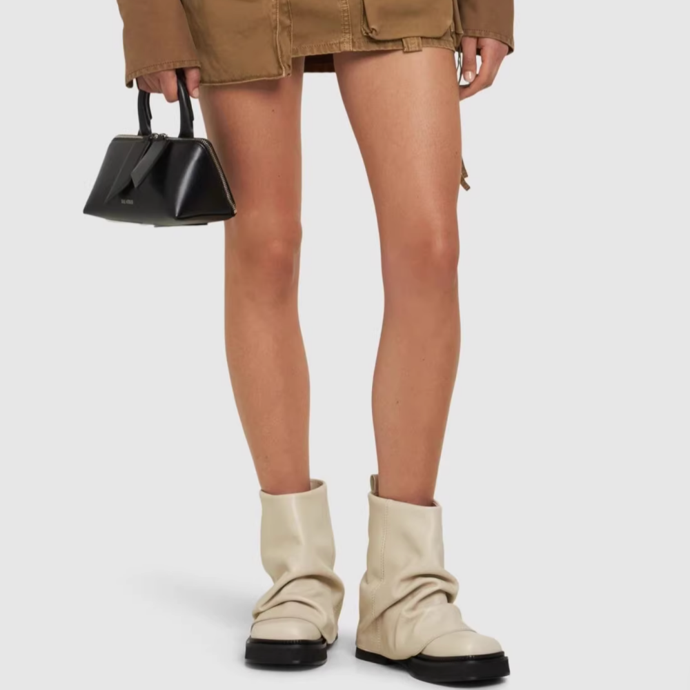 TTDXS Leather Ankle Boots